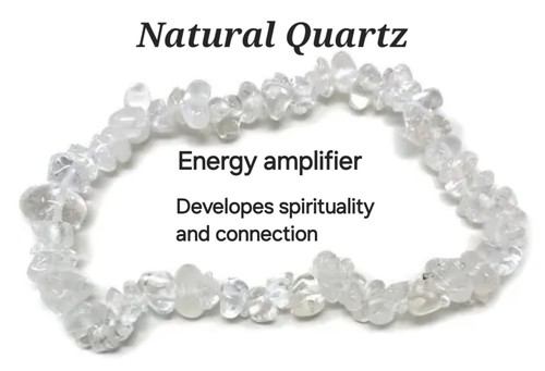 Crystal Gemstone Bracelet Bead Chakra Natural Stone Stretch Reiki Jewellery Gift - Picture 70 of 78