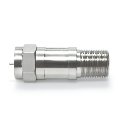 DC Block in-line F Type Male to Female RF DC Block 5MHz-2400MHz for TV/RF Test