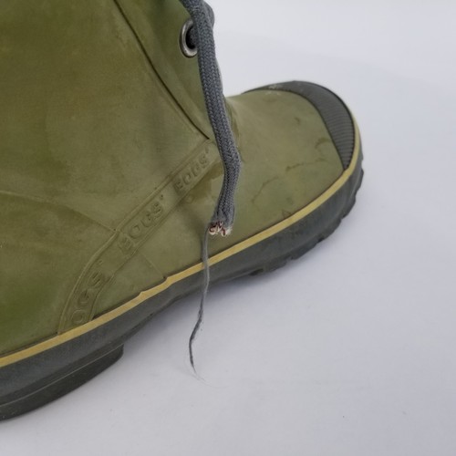 Bogs Charlot Womens size 8 shoes Green rubber waterproof rain boots - Picture 6 of 14