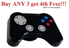 ☀️NEW Lego Black Video Game Controller w/ Silver Directional Pad & Thumbsticks
