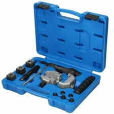 Brake Line Flaring Tool Kit 45-Degree Single Bubble Double Flares Kit for 3/16”