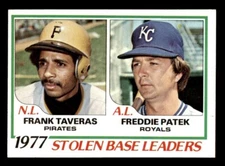 1978 Topps Baseball #204 Stolen Base Leaders EX *d4