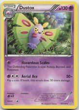 Dustox 47/124 Rare Dragons Exalted Pokemon MP