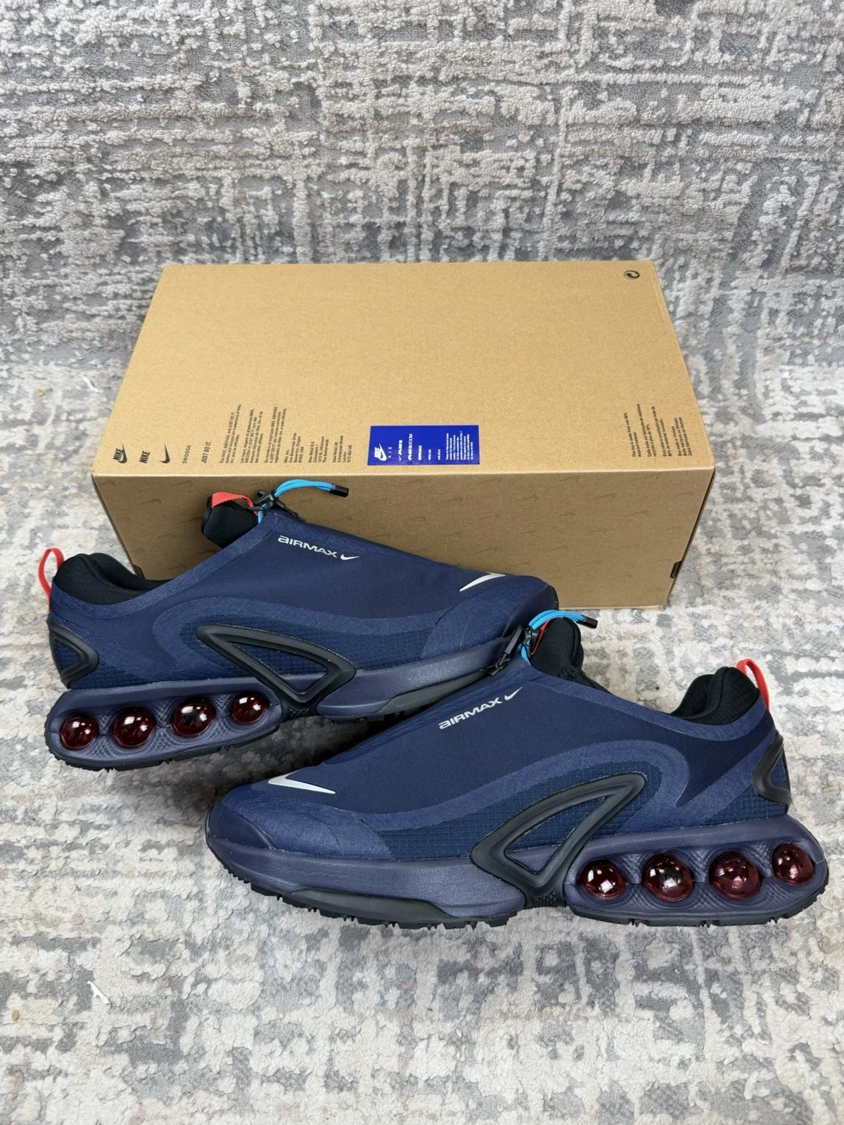 Size 12 - Nike Air Max DN Roam Zip Up Obsidian HQ8605-400