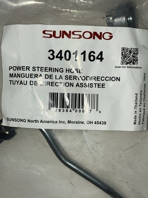Pwr Strg Pressure Hose  Sunsong North America  3401164