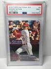 Shohei Ohtani 2018 Topps National Baseball Card Day #8 Rookie PSA 9