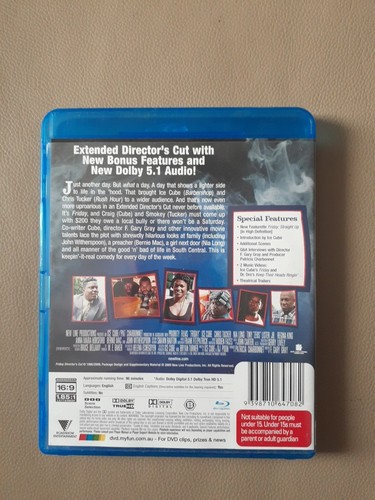 Friday Director's Cut - Region B Blu-Ray - Ice Cube - Chris Tucker - Regina King - Picture 2 of 6