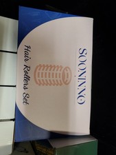 SOONINNO Hair Rollers - 12 Set - New In Box With Pink Carrying Case