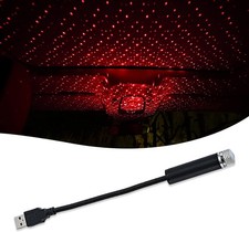 Pack-1 USB Star Projector Night Light, Car Ceiling Interior Roof Lights, Portabl