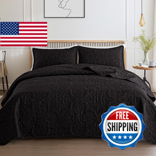 Whale Flotilla Soft Twin Quilt Bedding Set for All Seasons, Elegant Vintage Dama