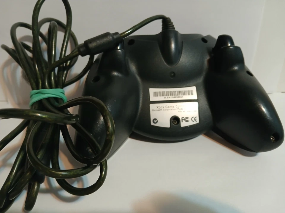 Original Microsoft XBOX Duke Controller X08-17160 tested works w breakaway cable - Image 3 of 4