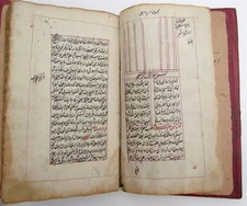 18th CENTURY ARABIC or FARSI MANUSCRIPT antique ISLAMIC PHILOSOPHY