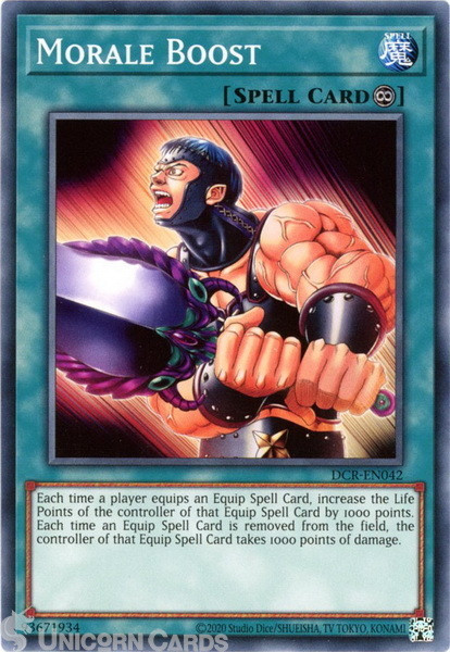 DCR-EN042 Morale Boost :: Common 25th Anniversary Edition Mint YuGiOh Card