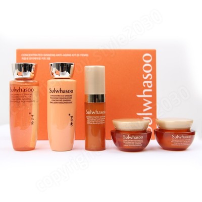 Sulwhasoo Concentrated Ginseng Anti Aging Kit 5 Items Anti Wrinkle Newest