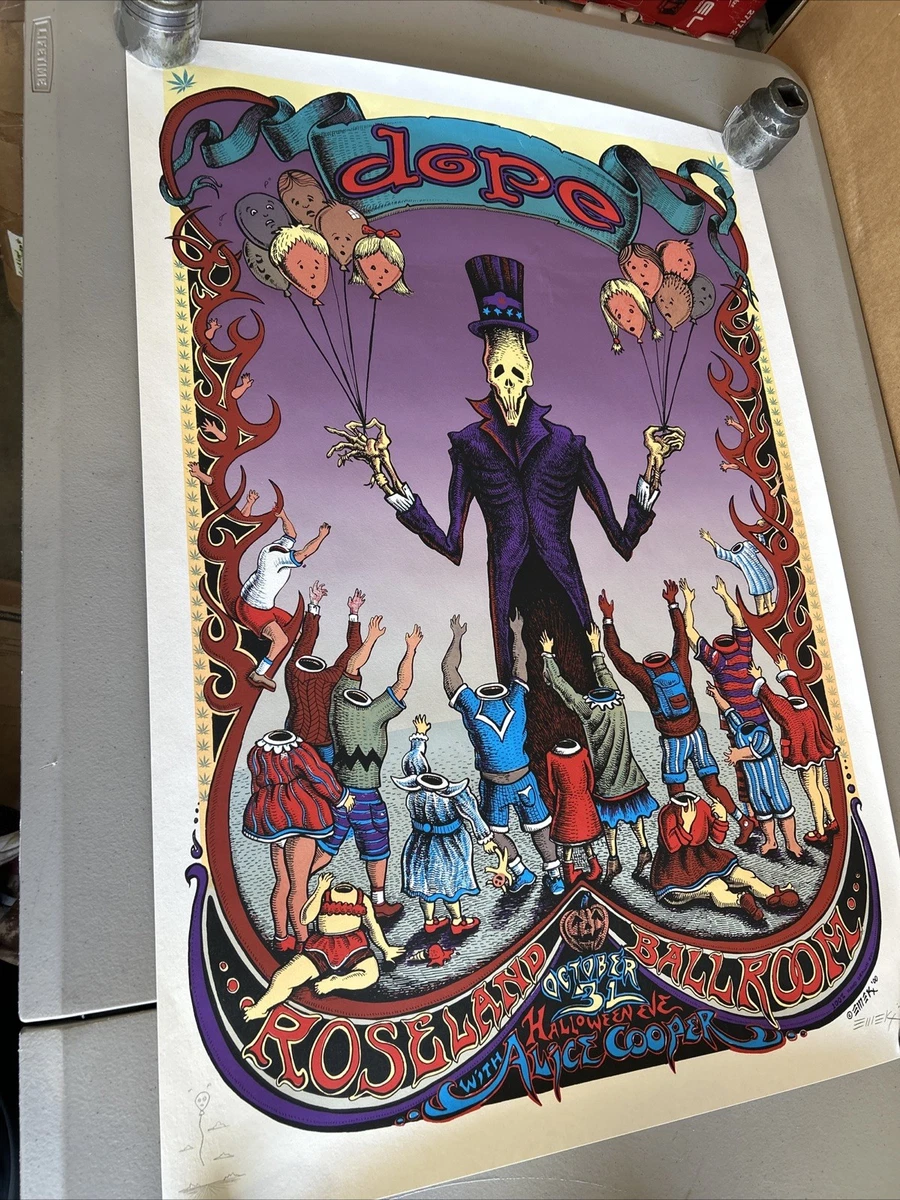 アート・デザイン・音楽 TCC ADVERTISING COPY ANNUAL 2010 Emek - 2000 - Dope Concert Poster w/ Alice Cooper @ Roseland