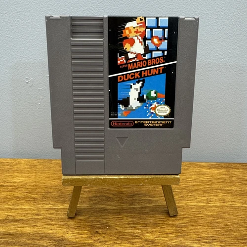 Vintage Nintendo NES Game Super Mario Bros Duck Hunt Cartridge Japan Tested