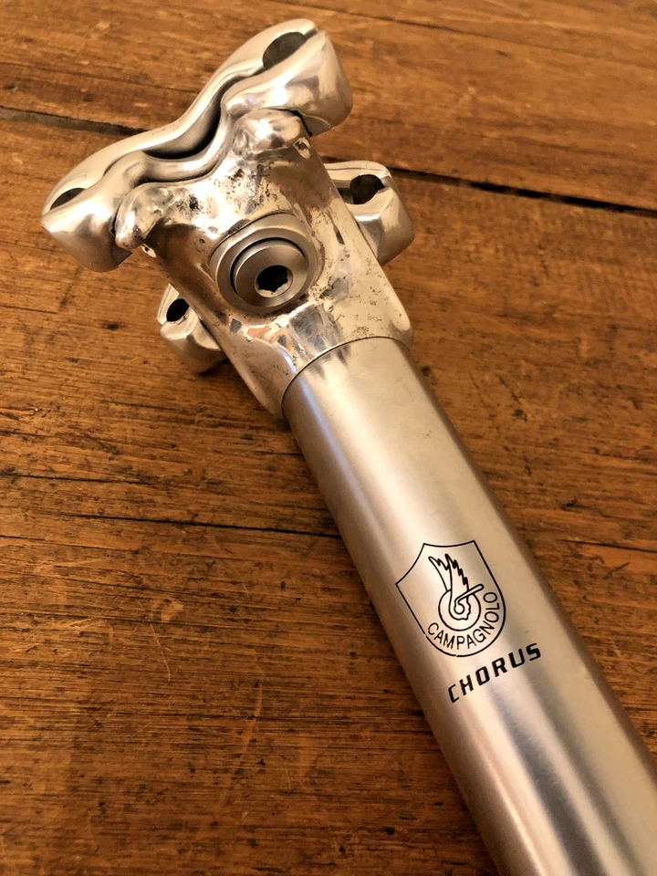 Campagnolo Chorus Round Seatpost, Steel, 27.2mm , Excellent Light Use - Image 2 of 4