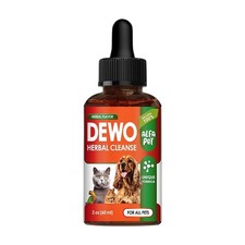 Pet Natural Dewormer Liquid  For Dogs  Cats  Daily Use Worm Support 60ml