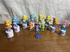 Care Bears Peel N  Reveal Mystery Surprise Figures Bundle Lot of 8 Plus Extras