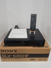 Sony Hi-Fi Video Cassette Recorder SLV-686HF CIB  OEM Remote  Manual WONT PLAY