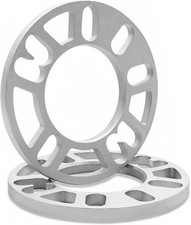 2 Pack Universal Wheel Spacers, 0.39" 10mm Die Cast Replacement Aluminum Spacer