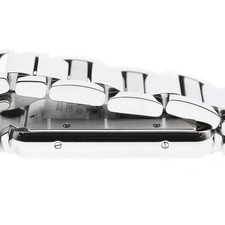 CARTIER TANK MUST XL WSTA0053 31mm SS Silver Dial Automatic Date Leather #C107 3