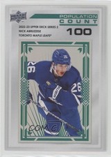2022 Upper Deck Series 2 Population Count 100 /100 Nicholas Abruzzese Nick 1e7g