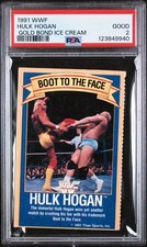 1991 Good Humor Gold Bond Ice Cream Hulk Hogan PSA 2 - Pop 1 - 4 Higher