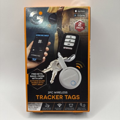 SMARTGEAR Wireless Multifunction Find It Tracker Tags Lost Key Finder NEW.