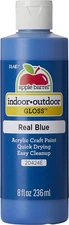 Gloss Acrylic Paint in Assorted Colors (8 oz), 20424E Gloss Real Blue