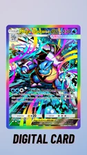 Mega Blastoise EX  Rainbow Crimson Blaze Pokemon TCG Pocket 2 Star ⭐⭐ English