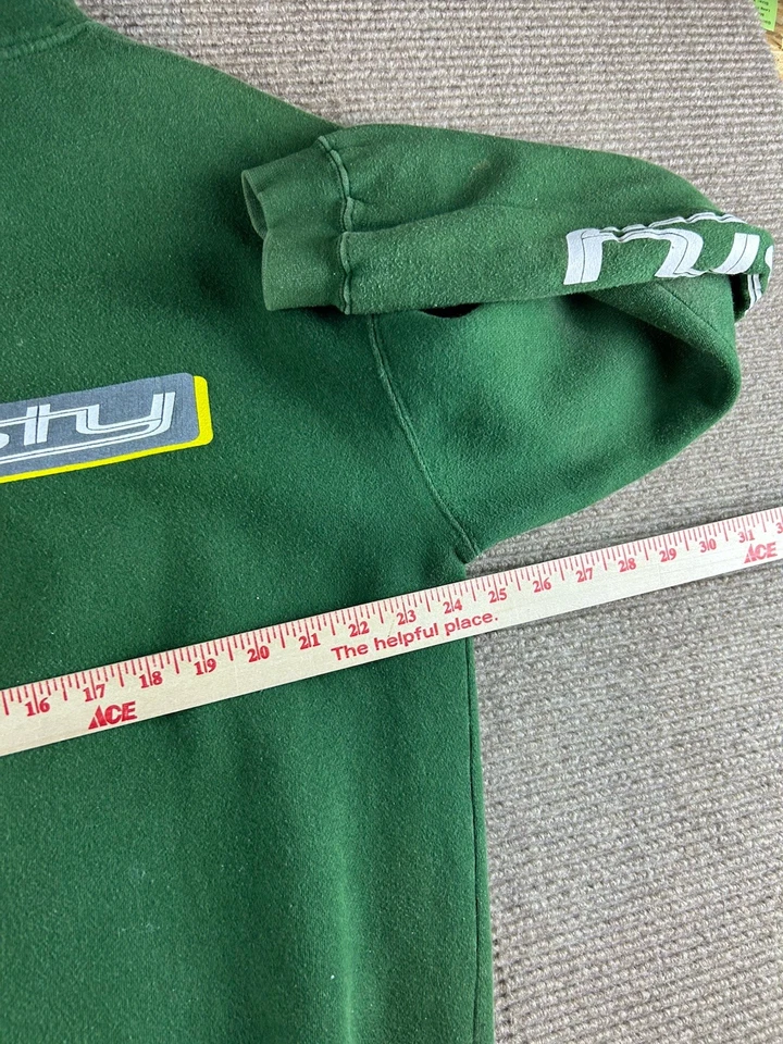 Rusty Surfboards Sweatshirt Mens Small Hoodie Surfing Green Sleeve Logo - Image 3 of 4