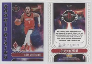 2023-24 Panini Phoenix Rookie Rising Purple /75 Cam Whitmore #23 RC