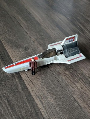 Mattel Colonial Viper Battlestar Galactica 1978 Vintage with Pilot