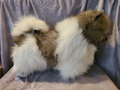 Melissa & Doug CUTE LIFE-LIKE POMERANIAN DOG 4860 19" Plush STUFFED ANIMAL Toy