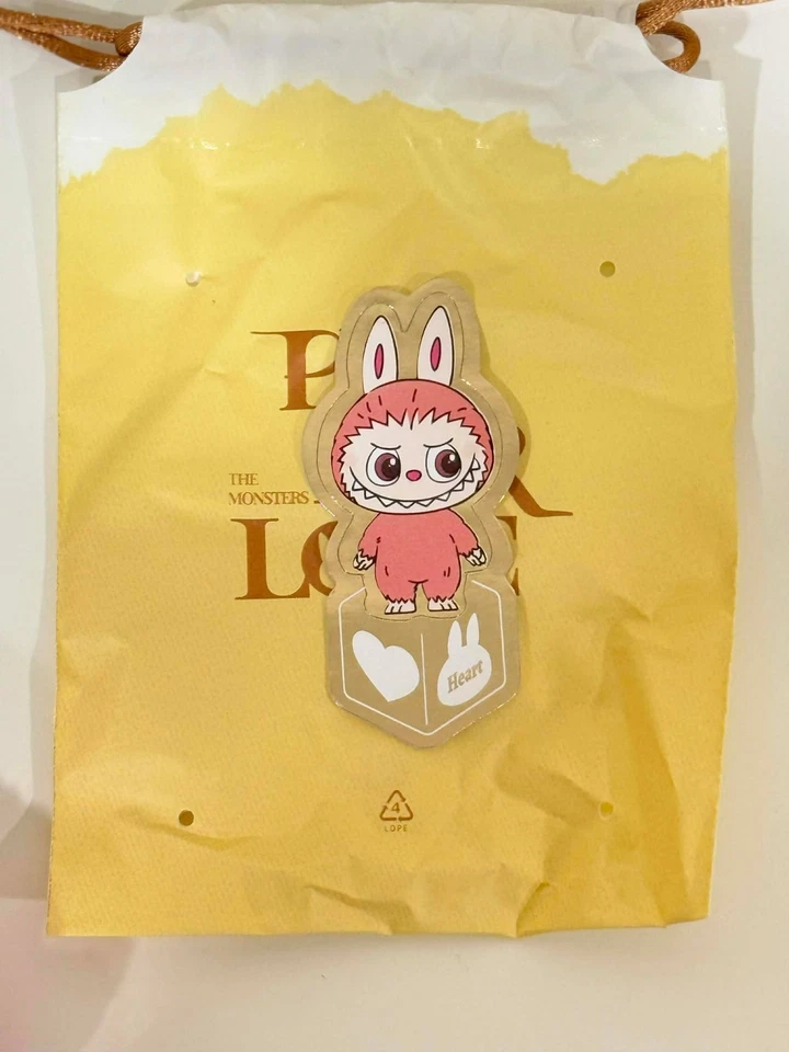 100% AUTHENTIC! Mini Labubu SECRET "HEART" LETTER Pin For Love PENDANT POPMART🔥 - Image 3 of 4