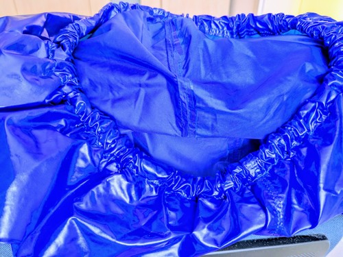 Pantalones deportivos personalizados Shiny Nylon Wetlook en Adidas Cal Surf Style, talla L - Imagen 4 de 5