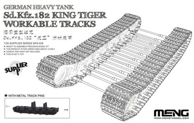 Meng-Model SPS-038 - 1:35 German Heavy Tank Sd.Kfz.182 King Tiger Work. Tracks