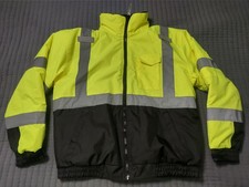 Ergodyne GloWear 8377 Hi-Vis Winter Bomber Jacket Type R Class 3 Mens Size Large