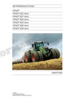 Fendt 924 927 930 933 936 939 Vario Wartung Traktor Betriebsanleitung Buch