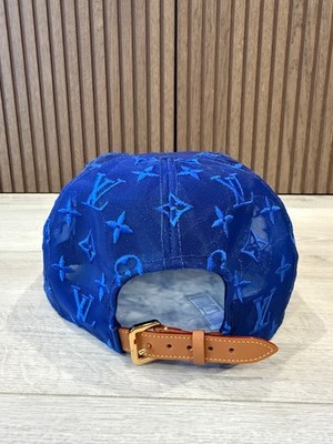 Louis Vuitton LV Embroidered Mesh Cap 58 Blue | eBay