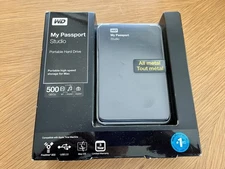 WD My Passport Studio 500gb Hard Drive