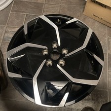 HYUNDAI IONIQ 19 X 7.5J BLACK DIAMOND CUT ALLOY WHEEL P/N 52910-GI130 ET49.5