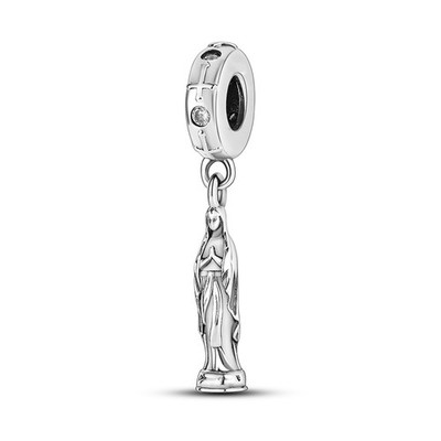 MULA 925 Sterling Silber Original Heilige Mutter Anhänger Charm Für Armband