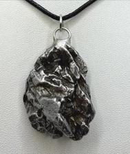 Campo del Cielo Meteorite Pendant, Astronomy Gift, Space Gift, COA, 36.33g
