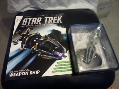 STAR TREK KRENIM TEMPORAL SHIP   EAGLEMOSS COLLECTION