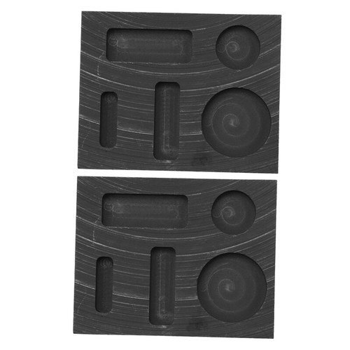 Moule à Lingot En Graphite Haute Pureté 120x25x17 Mm - Pour Or, Argent, Cuivre, Aluminium - Fonderie Métaux