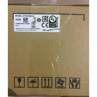 VFD-015M23A 1PCS NEW Delta Frequency Inverter Drive 2HP/230V 3PH VFD-015M23A