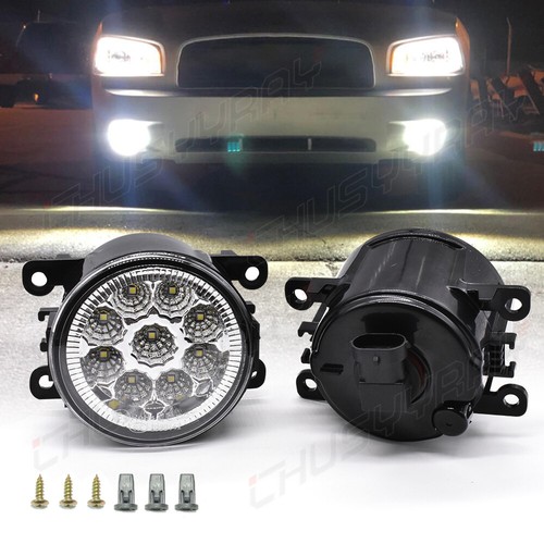 PAIRE DE FEUX DE BROUILLARD AVANT POUR AMPOULES MITSUBISHI L200 K74 2001-06 OBJECTIF CLAIR H11 - Photo 12/12