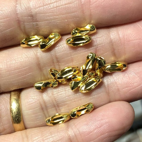 50 Ball Chain Connectors for 1.5mm ball chain - Picture 8 of 8